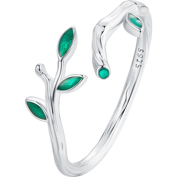 Olivie Strieborný prsteň VETVIČKA 8462 50867736