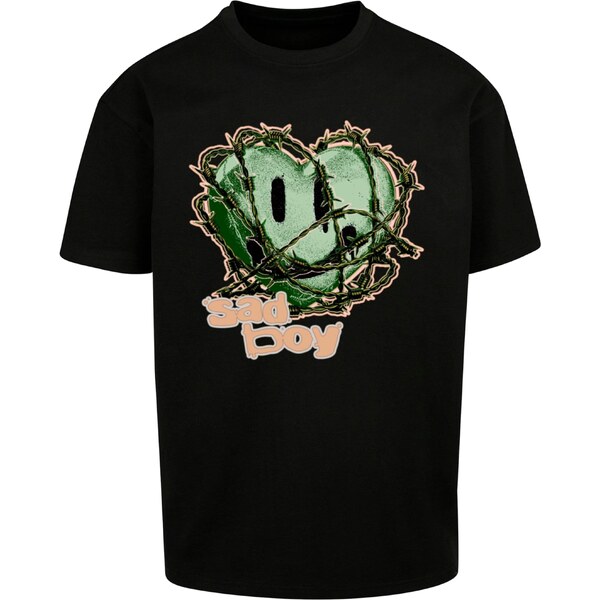 MT Upscale Tričko Sad Boy zelená / broskyňová / čierna 54288153