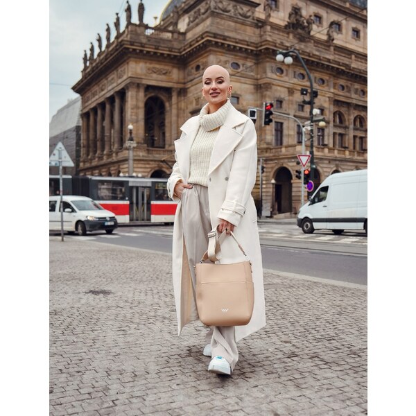 Vuch Dámska crossbody kabelka Eldrin Beige 66588131