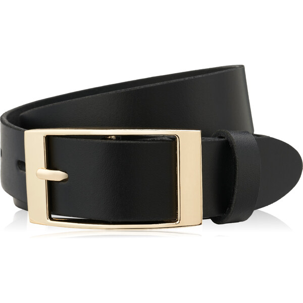 PAOLO PERUZZI Dámsky kožený opasok 110cm | čierna PG-02-BLZ-110 50482458