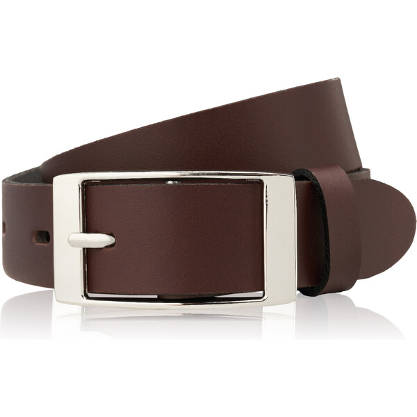 PAOLO PERUZZI Dámsky kožený opasok 100cm | hnedá PG-02-BRS-100 50482456