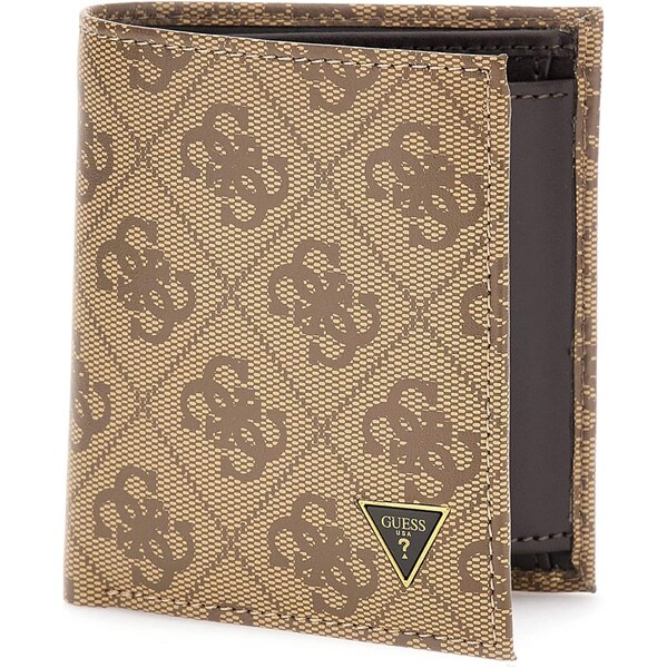 GUESS Peňaženka Vezzola béžová / farba ťavej srsti 66608599