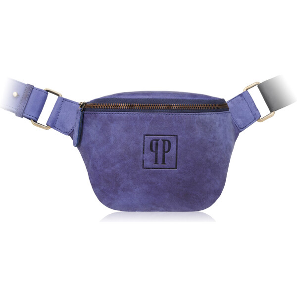 PAOLO PERUZZI Dámska kožená ľadvinka Vintage T-97-HDB | fialová T-97 50488655