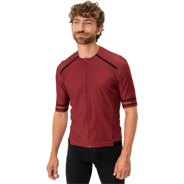 Vaude cyklistický dres Furka FZ II, pánsky, carmine 50560159