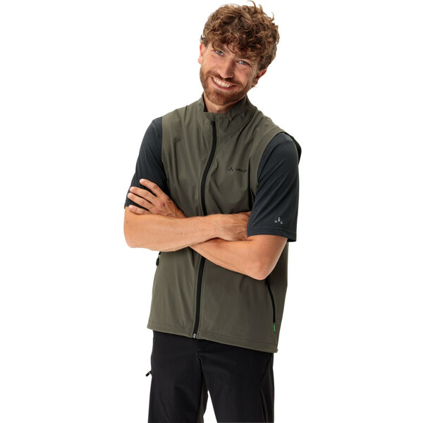Vaude Yaras cyklistická vesta, khaki 50560383