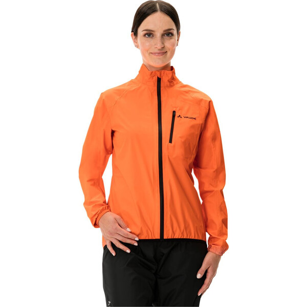 Vaude Drop III nepremokavá cyklistická bunda, dámska, neon orange 50560385