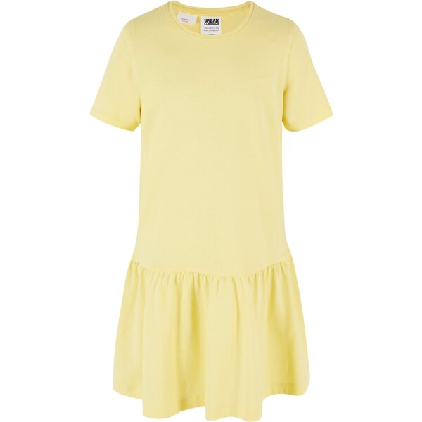 Urban Classics Valance Tee Dress for Girls - Yellow 57776793