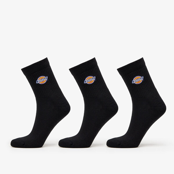 Dickies Valley Grove Mid Socks 3-Pack Black 35-38 50693471