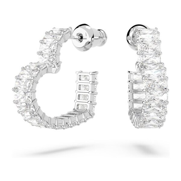 Swarovski Romantické srdiečkové náušnice s čírymi Swarovski zirkónmi 66593924