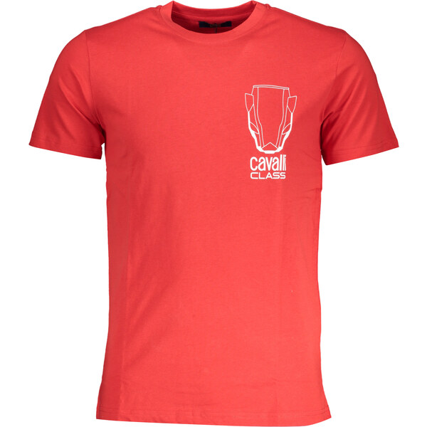 CAVALLI CLASS pánske tričko s krátkym rukávom červené 64703858