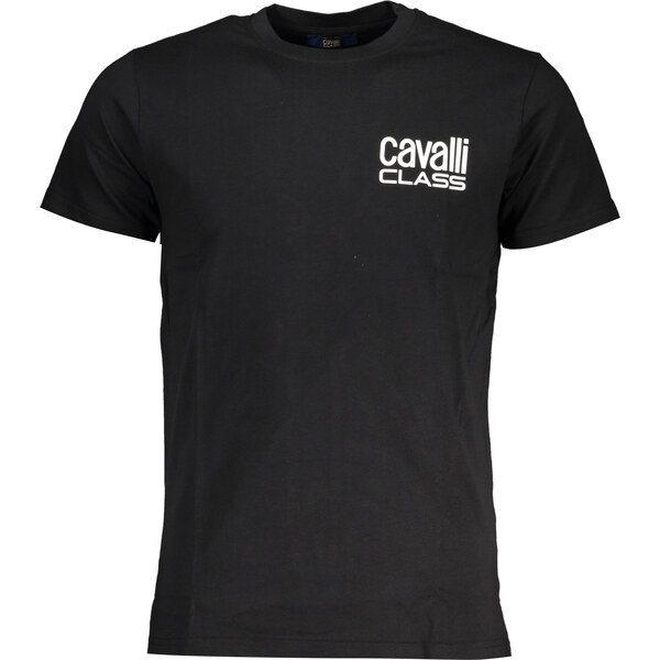 Cavalli Class pánske tričko s krátkym rukávom čierne 64706307