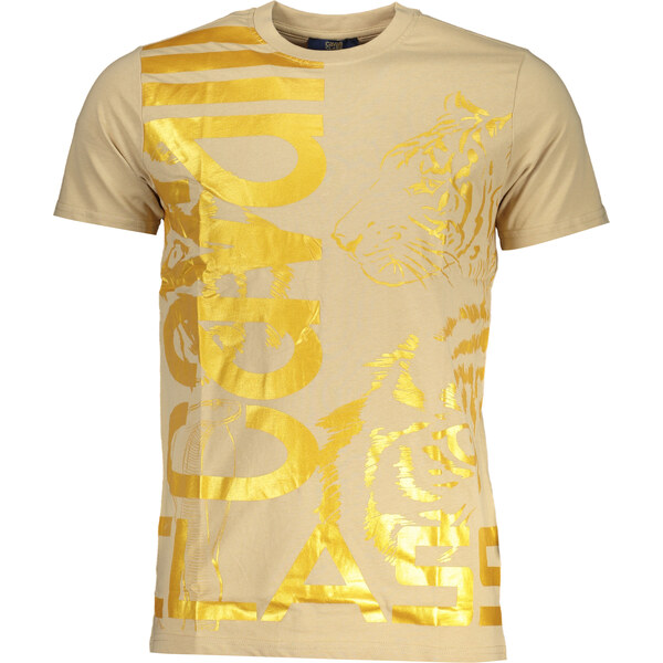 Pánske béžové tričko Cavalli Class 64703076