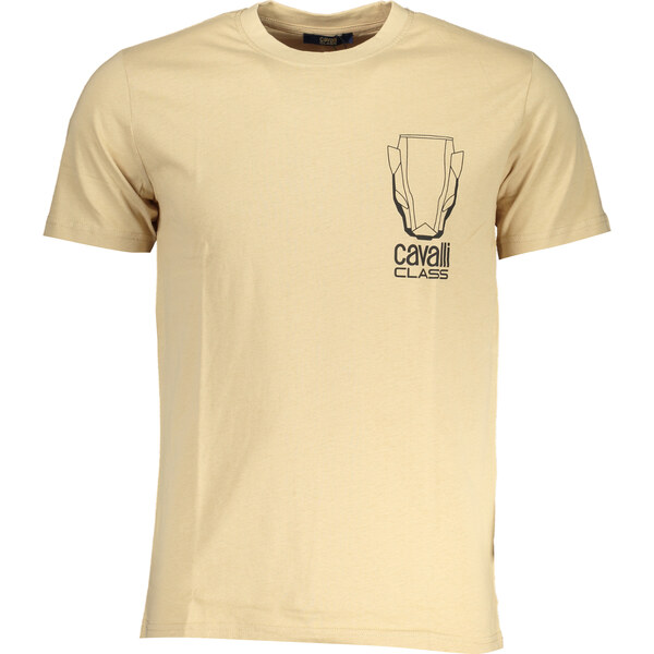 Pánske béžové tričko Cavalli Class 64708118
