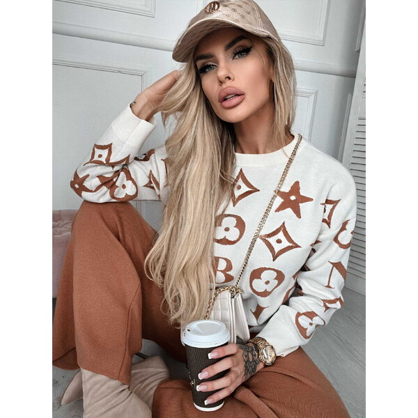 Fashionweek Dámska pletená súprava: nohavice + svetr NB142312 48753026