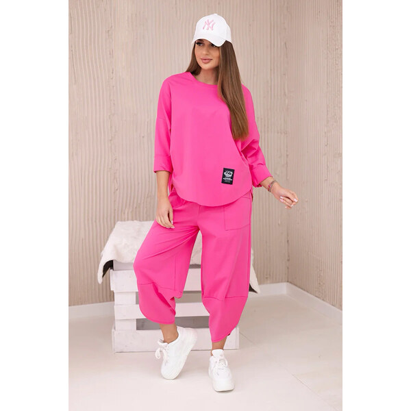 Fashionweek Talianska súprava nohavíc a blúzky, voľný, pohodlný štýl 53406006