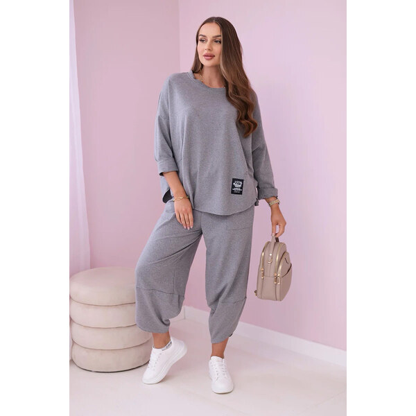 Fashionweek Talianska pohodlná tepláková súprava K6171G 50736875