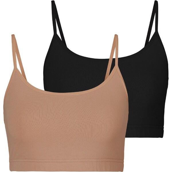 LASCANA Podprsenka béžová / čierna 54969791