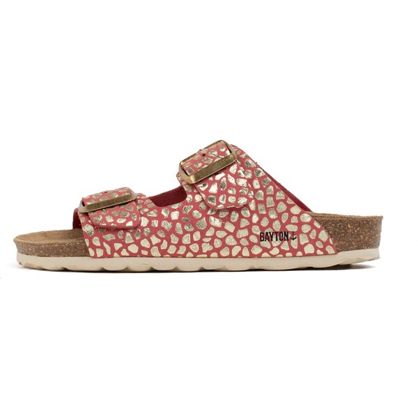 Bayton Sandále Atlas zlatá / koralová / čierna 54233838
