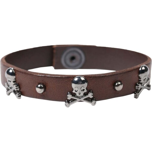 Scalpers Náramok hnedá / strieborná 54234162