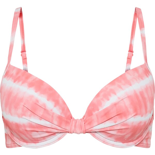 s.Oliver Bikinový top ružová / biela 54249120