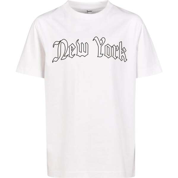 Mister Tee Tričko New York čierna / biela 54251904
