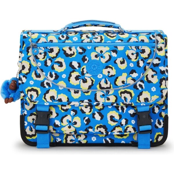 KIPLING Batoh PREPPY modrá / zelená / čierna / biela 64565371