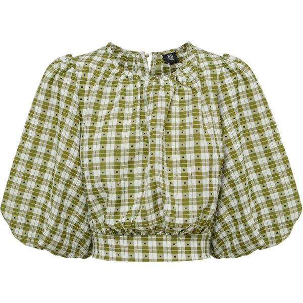 REUX Top GENIE zelená / biela 54253073