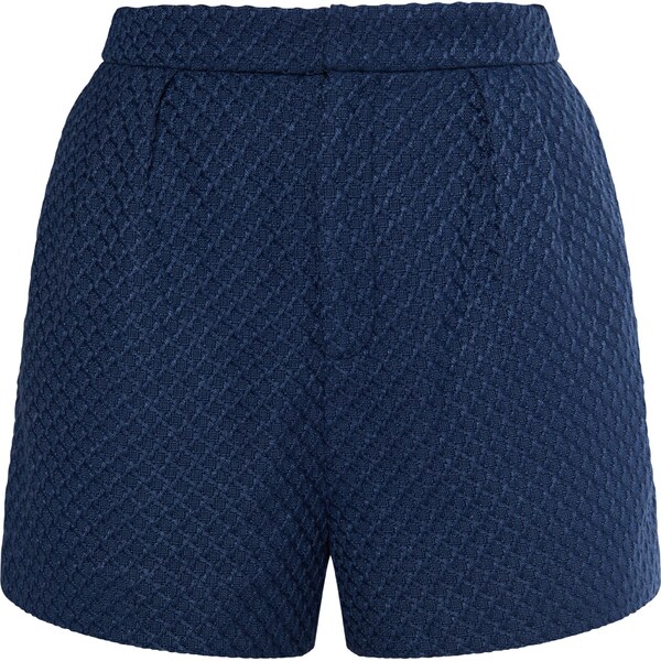 faina Plisované nohavice námornícka modrá 54255899