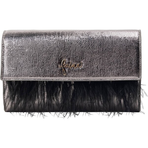 faina Listová kabelka sivá 54256580