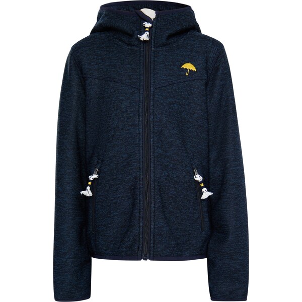 Schmuddelwedda Flisová bunda Rabine námornícka modrá / limetková 54261863