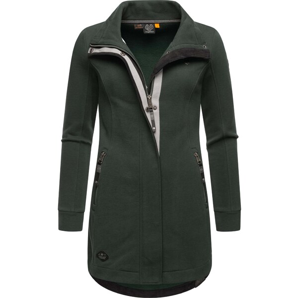 Ragwear Tepláková bunda Letrice tmavozelená 54269087