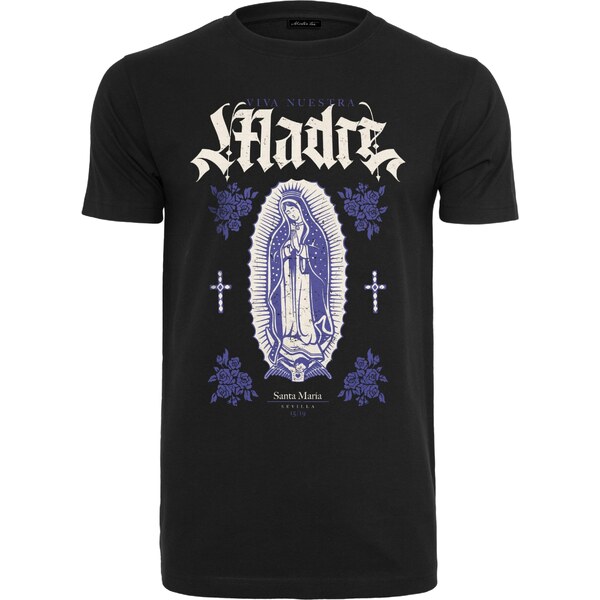 Mister Tee Tričko Viva Nuestra Madre béžová / fialová / čierna 54269068