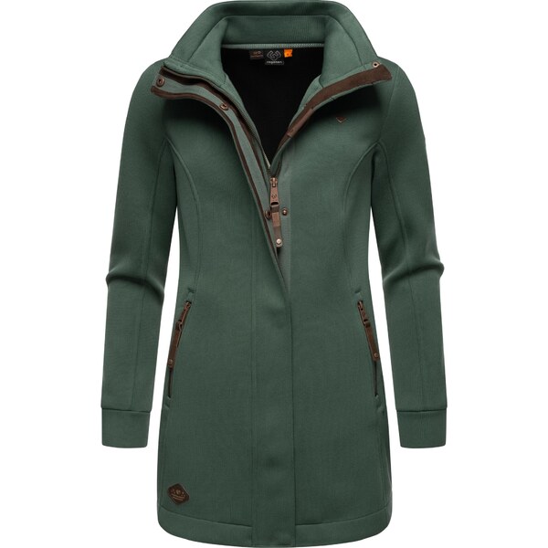Ragwear Tepláková bunda Letrice tmavozelená 54269097