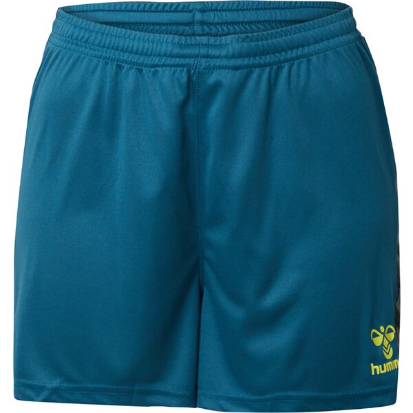 Hummel Športové nohavice Authentic citrónová / petrolejová / čierna / 54271236
