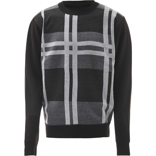 FUMO Sveter sivá / čierna / biela 54285062