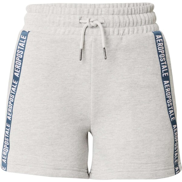 AÉROPOSTALE Nohavice námornícka modrá / sivá melírovaná / biela 54289834