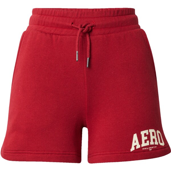 AÉROPOSTALE Nohavice rubínová / biela 54289843