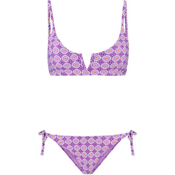 Shiwi Bikiny Leah Scoop fialová / orgovánová / oranžová / biela 54290358