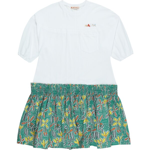 Marni Šaty žltá / nefritová / oranžová / šedobiela 54291285