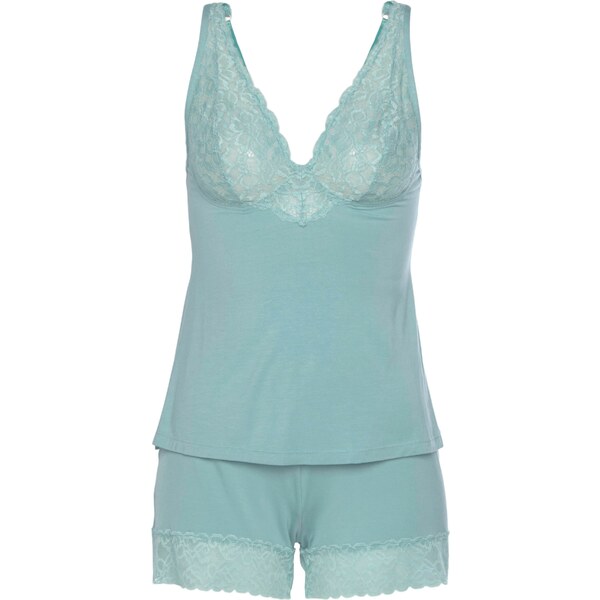 LASCANA Kraťasy Summer Lace zelená 66179325
