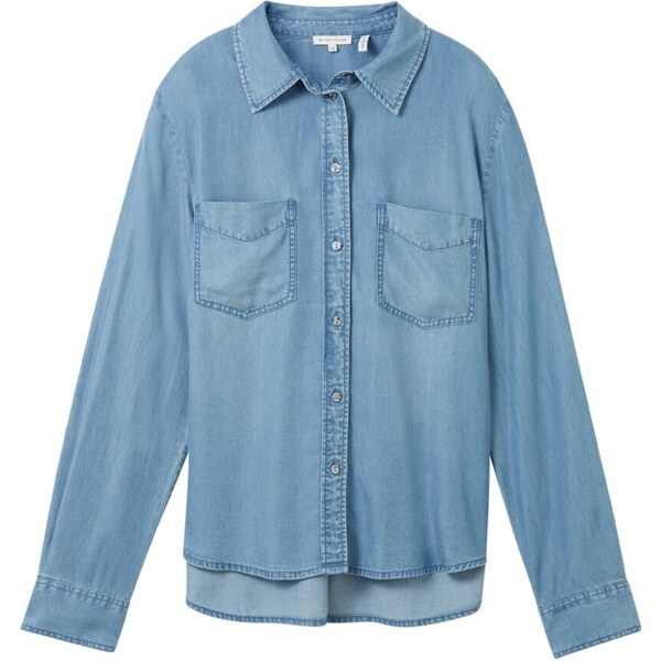 TOM TAILOR Blúzka modrá denim 55924494