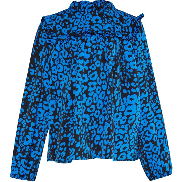 faina Blúzka modrá / čierna 54293097