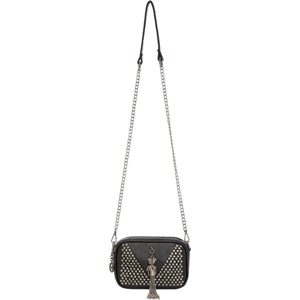 faina Taška cez rameno čierna / strieborná 65870644