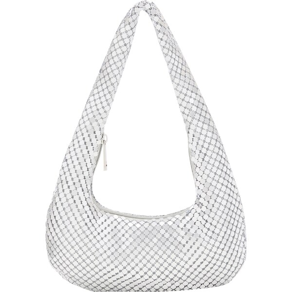 NAEMI Kabelka na rameno strieborná 65791715