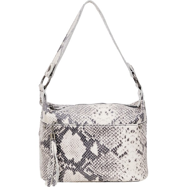 NAEMI Kabelka na rameno tmavosivá / biela 65791852