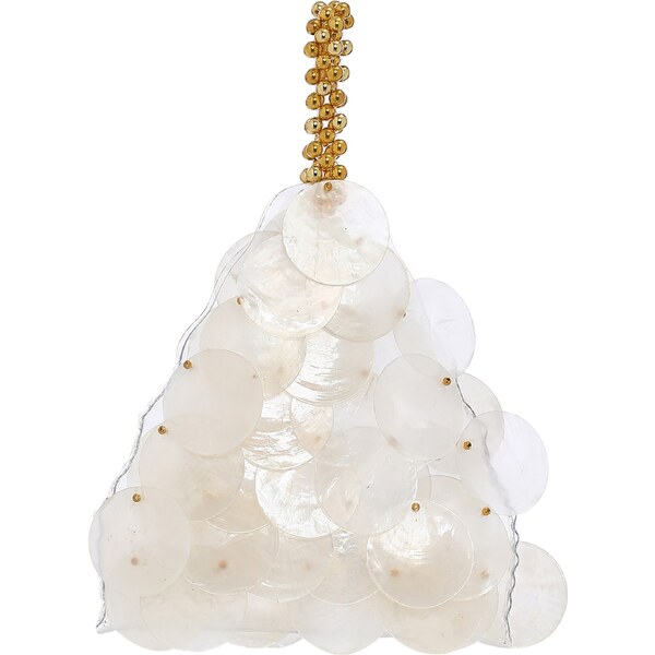 Koosh Kabelka zlatá / biela ako vlna 65791920