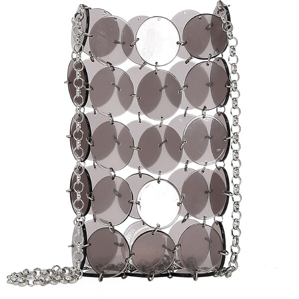 myMo at night Taška cez rameno čierna / strieborná 54298414