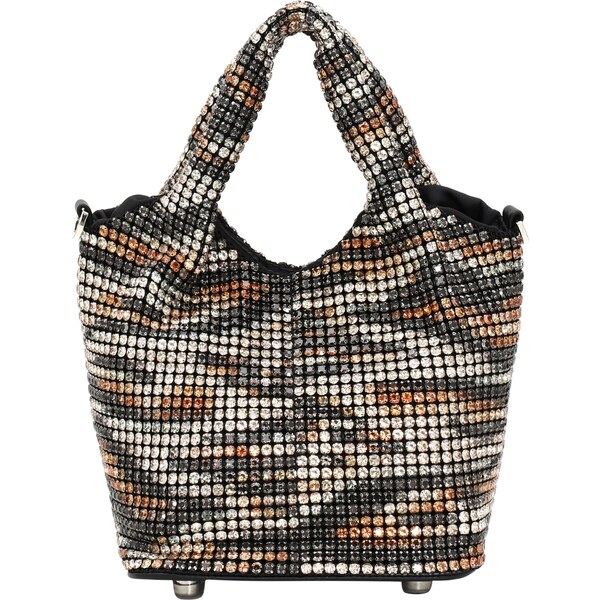 myMo at night Kabelka koňaková / antracitová / biela 54298544