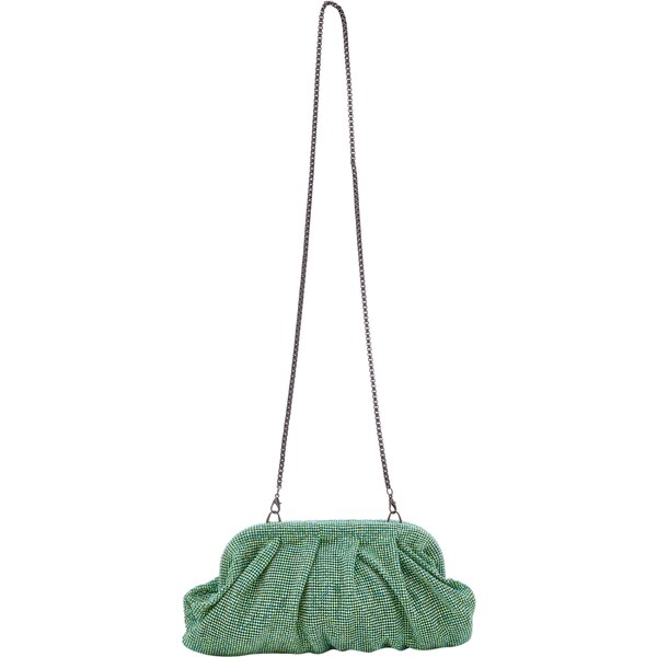 NAEMI Listová kabelka zelená / strieborná 65791893