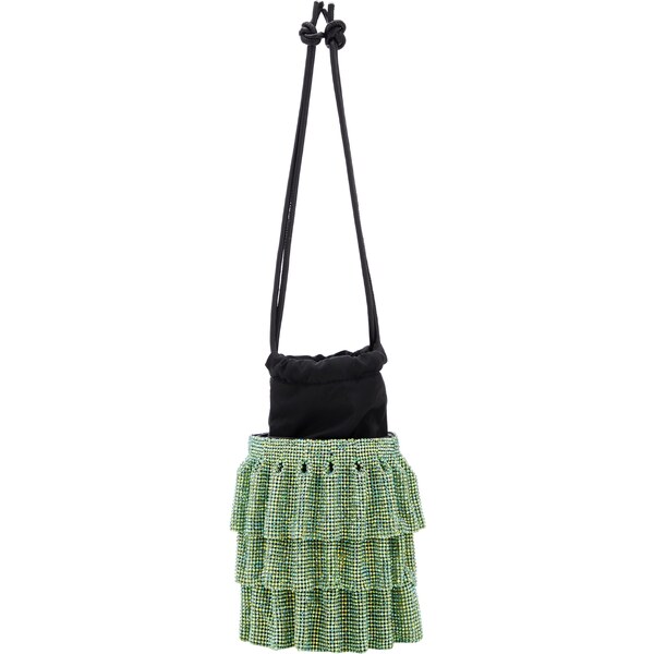 NAEMI Taška cez rameno zelená / čierna 65791842
